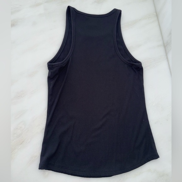 Signature Rib Tank- Black - Picture 3 of 3